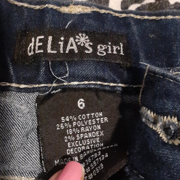 Girl Dark Wash Jeans - Picture 2 of 4